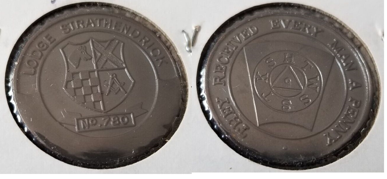 Mark Master Mason Penny