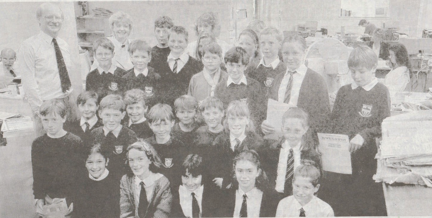 Balfron Pupils in the Newsroom