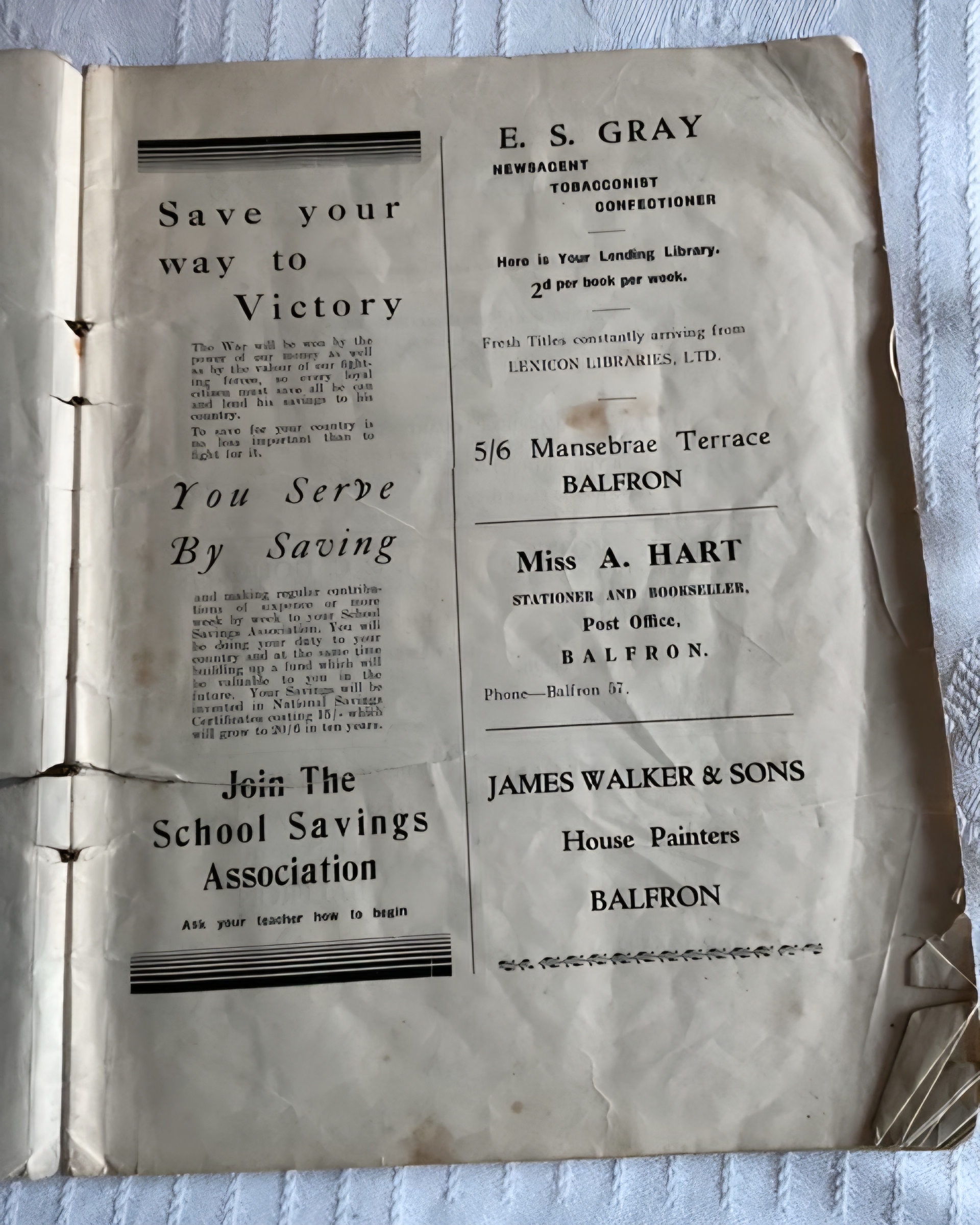 War-time advertisements