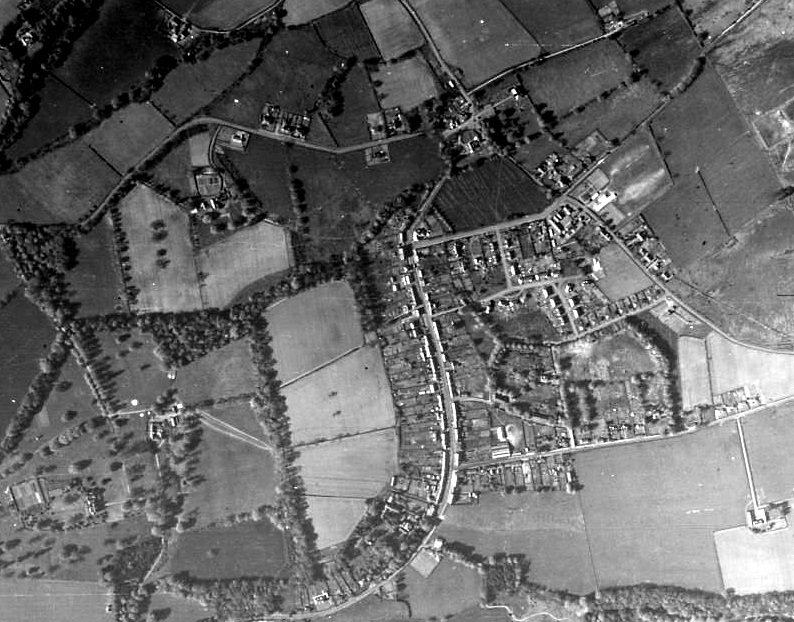 Aerial view of Balfron in 1949

